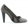 Eleganckie buty damskie 1208 piasek antylopa kombinacja