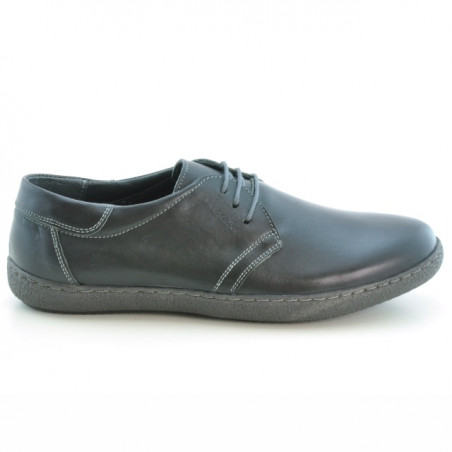Buty casual męskie 774 czarne